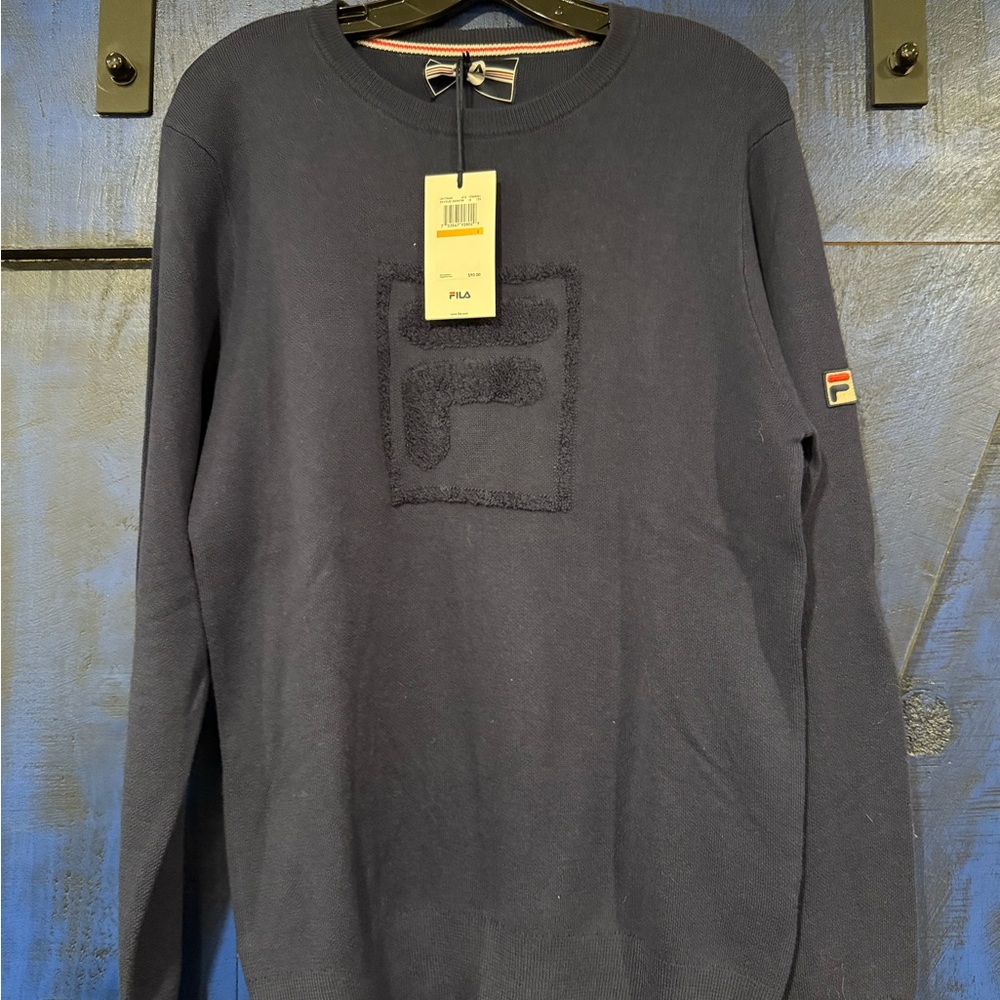 Fila Sweater with Chenille F-Box logo